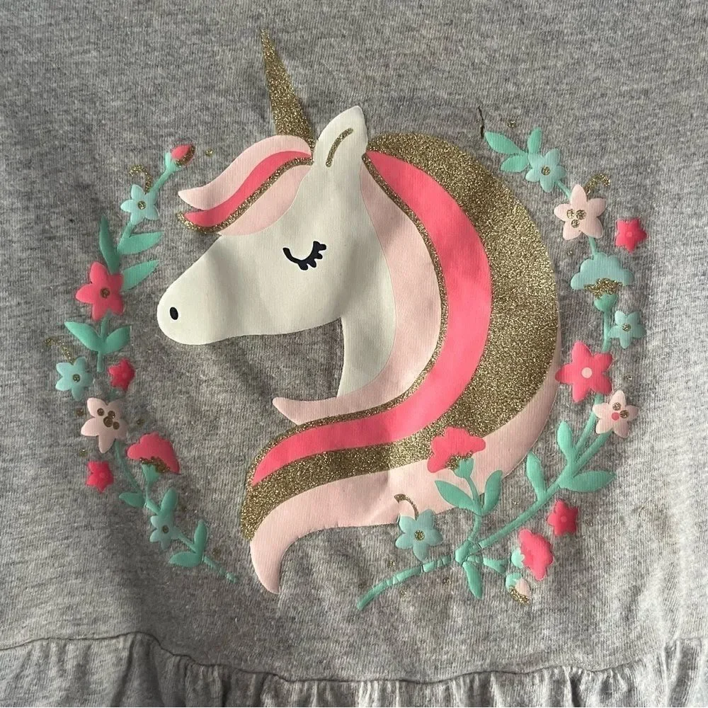 Carter's Unicorn Grey T-Shirt
